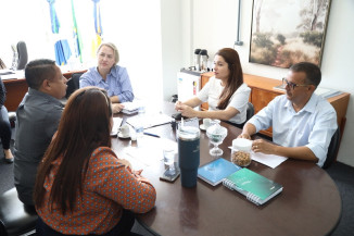 Vereadores receberam os coordenadores Ana Carolina Prates e Luiz Carlos Calado.Fotos: Valdenir Rodrigues/CMD